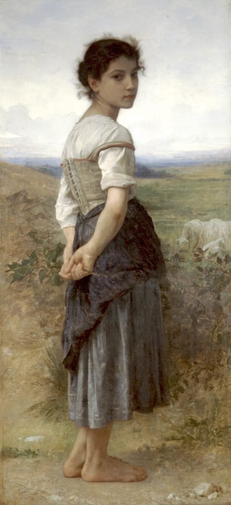 Young Shepherdess by Bouguereau  SALE