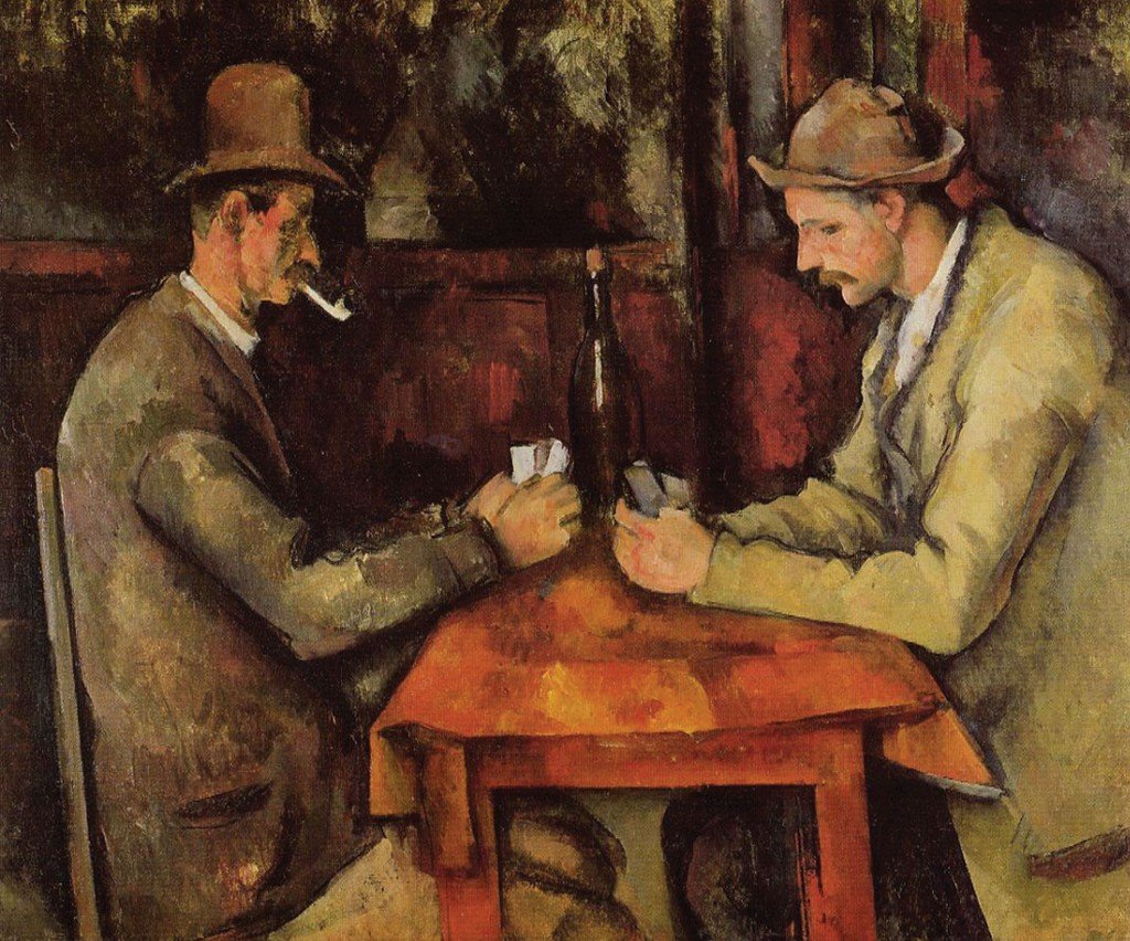 The Card Players by Cezanne