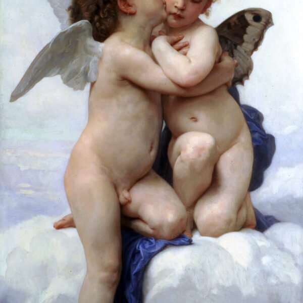 First Kiss by Bouguereau