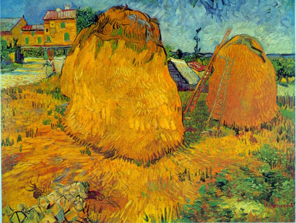 Haystacks by Van Gogh