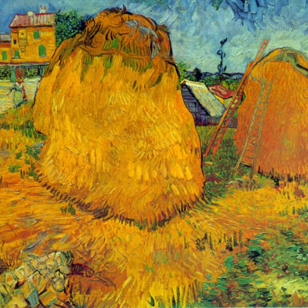 Haystacks by Van Gogh