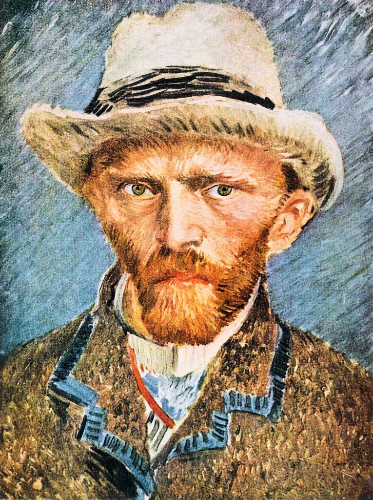 Self Portrait With Felt Hat by Van Gogh