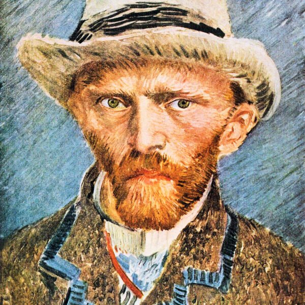 Self Portrait With Felt Hat by Van Gogh