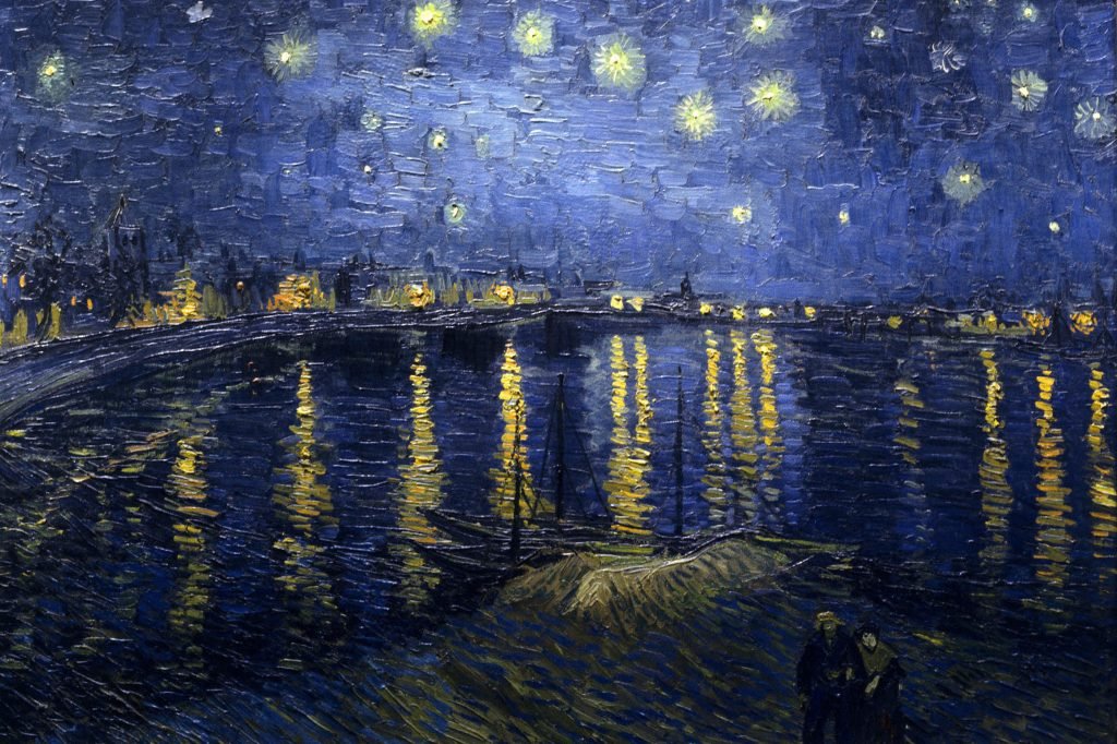 Starry Night Over the Rhone by Van Gogh