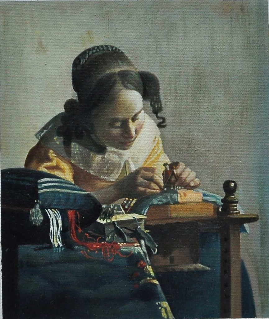 The Lacemaker by Vermeer