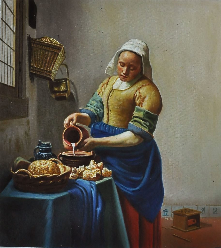 The Milkmaid by Vermeer