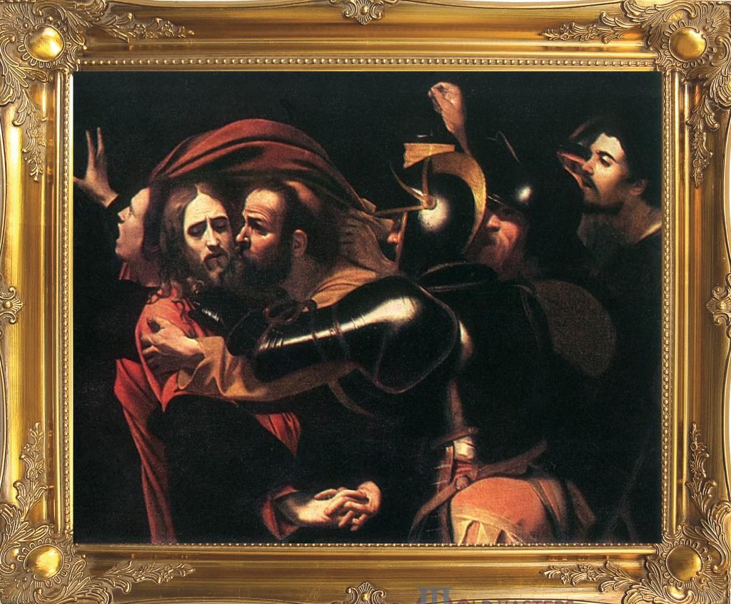 Taking of Christ by Caravaggio - Frame Included