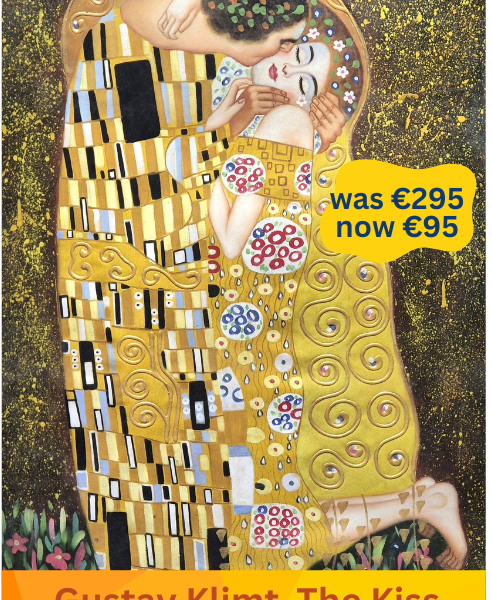 THE KISS Gustav Klimt  60cm x 90cm