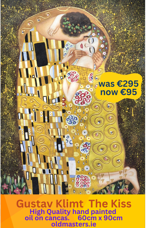 THE KISS Gustav Klimt  60cm x 90cm