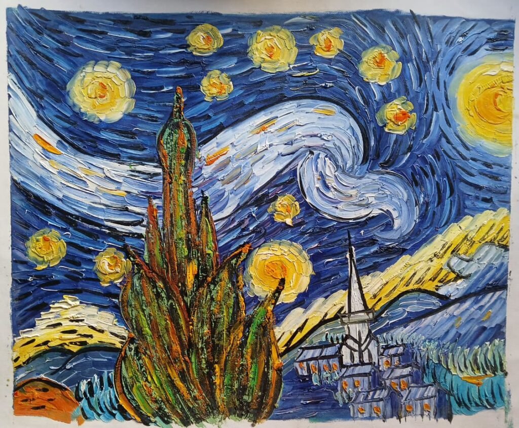 Starry Starry Night 30cm x 40cm