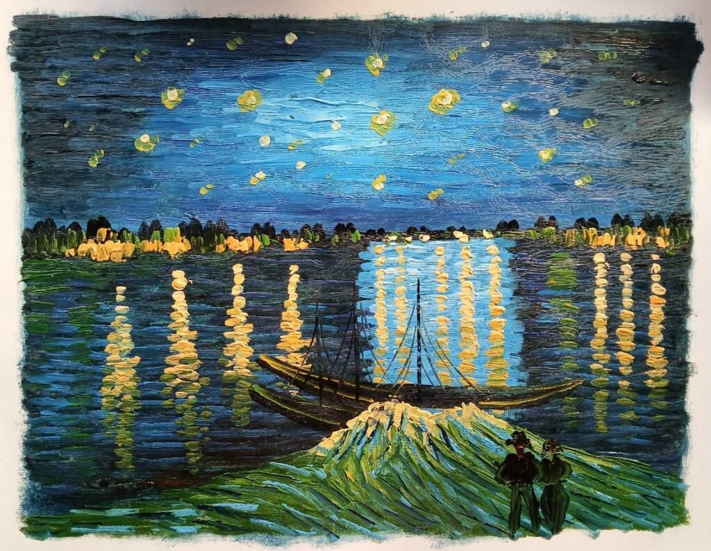 Starry Night Over the Rhône 30cm x 40cm