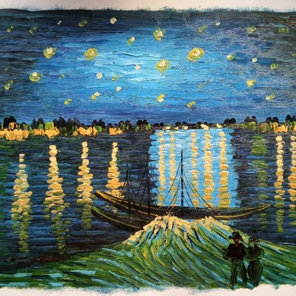 Starry Night Over the Rhône 30cm x 40cm